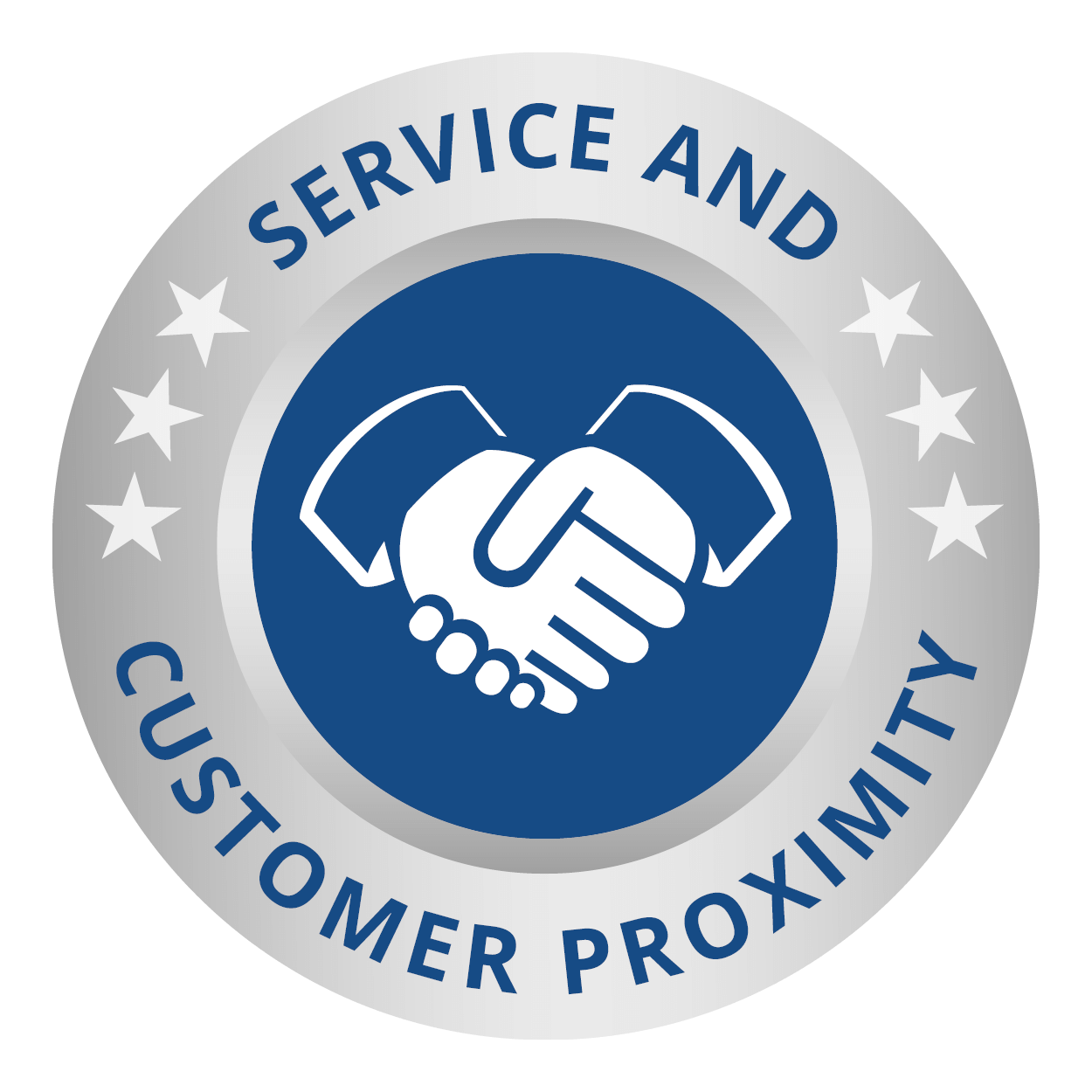 Quality seal Service and customer proximity