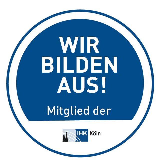 Wir bilden aus – Mitglied der IHK Köln